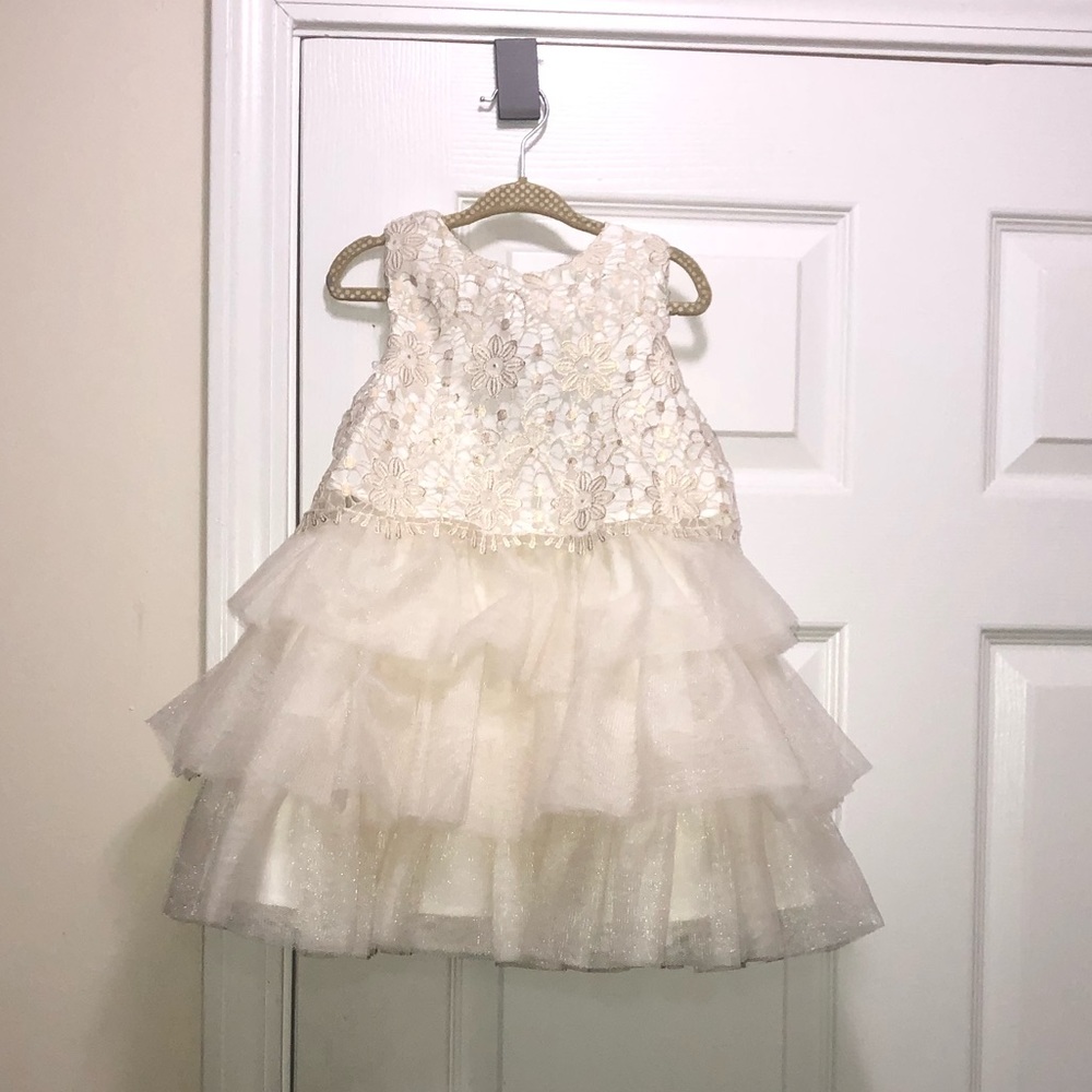Toddler cream colored dress